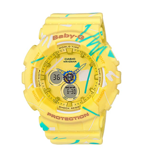 Hình ảnh Đồng Hồ Nữ Casio BA-120SC-9ADR Dây Cao Su Mặt Tròn Pin Quartz SHOPDONGHO.com
