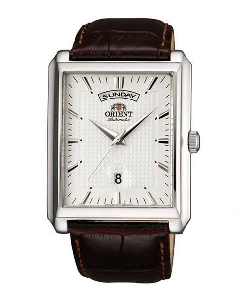 Hình ảnh Đồng Hồ Nam Orient FEVAF005WH Dây Da Mặt Vuông Chính Hãng SHOPDONGHO.com