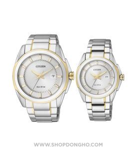 Đồng Hồ Citizen Đôi BM6725-56A - EW1515-51A