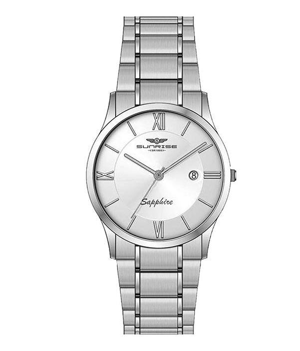 Hình ảnh Đồng Hồ Nam Sunrise SG8101.1102 Dây Inox Mặt Tròn Pin Quartz SHOPDONGHO.com