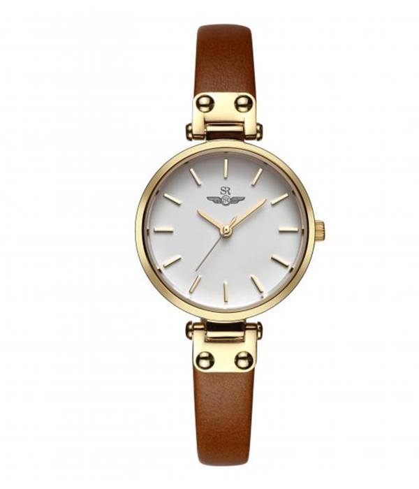Hình ảnh Đồng Hồ Nữ Sunrise SL7541.4902 Dây Da Mặt Tròn Pin Quartz SHOPDONGHO.com