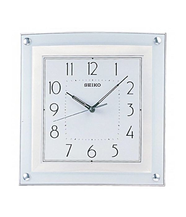Hình ảnh Đồng Hồ Treo Tường Seiko QXA330HN Mặt Vuông Pin Quartz SHOPDONGHO.com