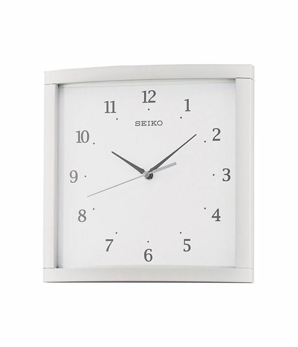 Hình ảnh Đồng Hồ Treo Tường Seiko QXA675WN Mặt Vuông Pin Quartz SHOPDONGHO.com