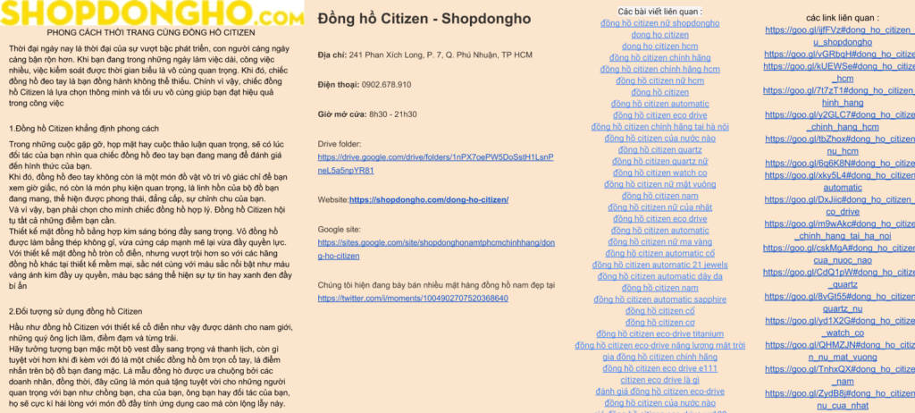 Shop Đồng Hồ Nam Nữ Chính Hãng