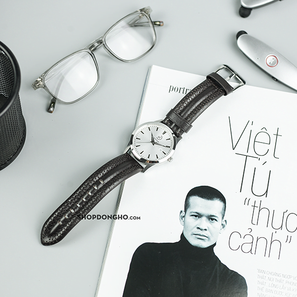 Hình ảnh Đồng Hồ Nam Le Chateau L06.235.02.5.2 Dây Da Mặt Tròn Pin Quartz Tại SHOPDONGHO.com