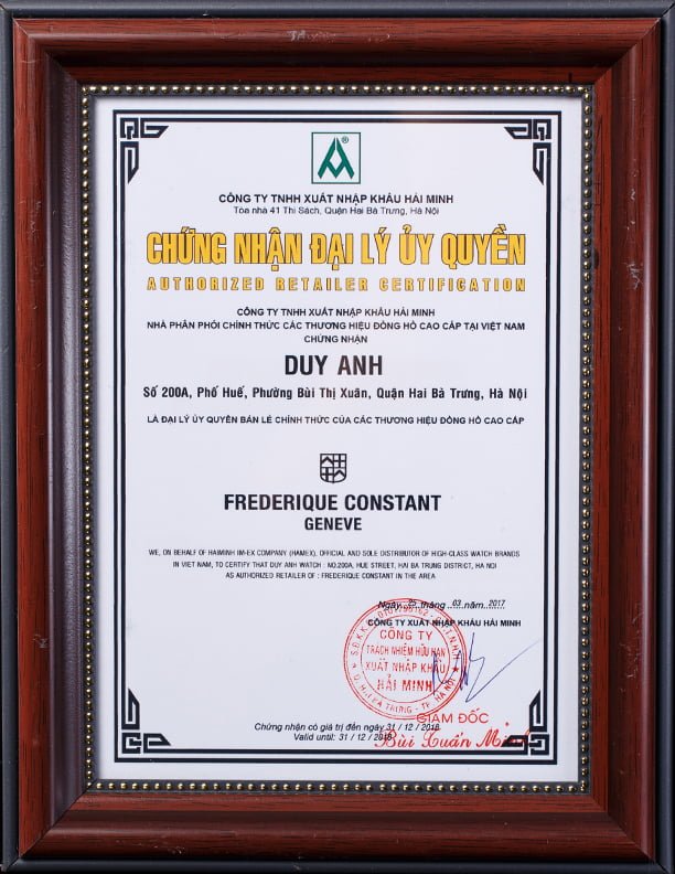 ĐỒNG HỒ DUY ANH - TUỔI NGHỀ DỰNG NÊN NIỀM TIN THƯƠNG HIỆU 4
