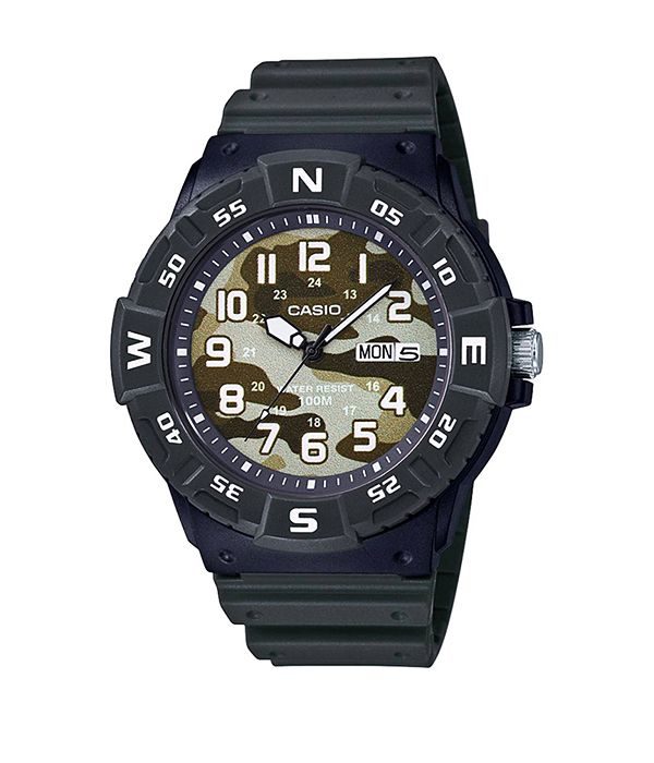 Hình ảnh Đồng Hồ Nam Casio MRW-220HCM-3BVDF Dây Cao Su Mặt Tròn Pin Quartz SHOPDONGHO.com