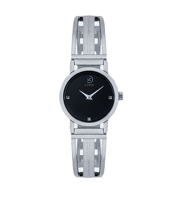Hình ảnh Đồng Hồ Nữ Le Chateau L52.111.02.7.1 Dây Inox Mặt Tròn Pin Quartz Tại SHOPDONGHO.com