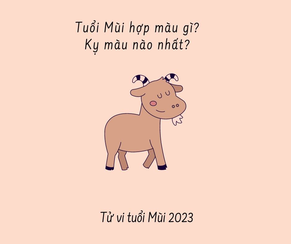 Phong thủy tuổi Mùi 2023