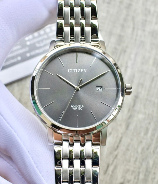 Đồng hồ Citizen BI5070-57H Nam Quartz Dây Inox (Thép Không Gỉ)