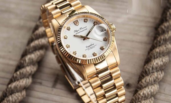 Đồng hồ niềng khía Olym Pianus giống Rolex giá rẻ