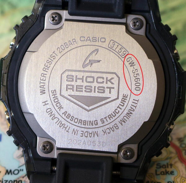 Mã số khác biệt của đồng hồ Casio G Shock