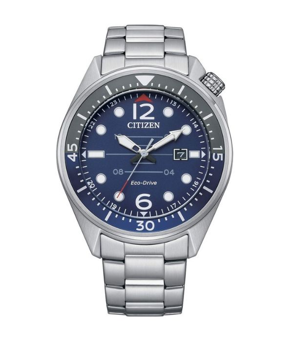 Hình Ảnh Đồng hồ Nam Citizen AW1716-83L Dây Inox (Thép Không Gỉ) - Eco-Drive (Năng lượng ánh sáng) Chính Hãng