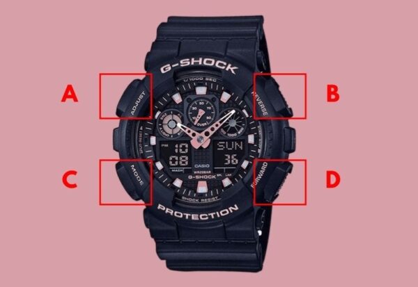 Đồng hồ Casio 4 nút