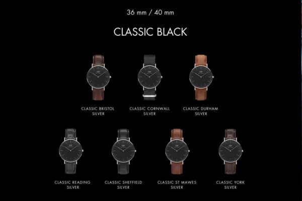 Đồng hồ Daniel Wellington Classic Black