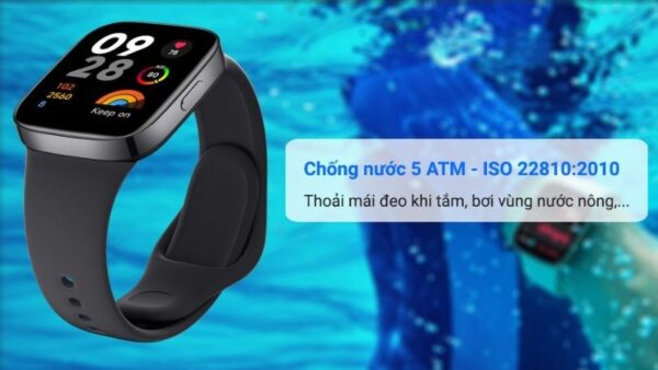 Đồng hồ thông minh Xiaomi Redmi Watch 3 nghe gọi, chống nước