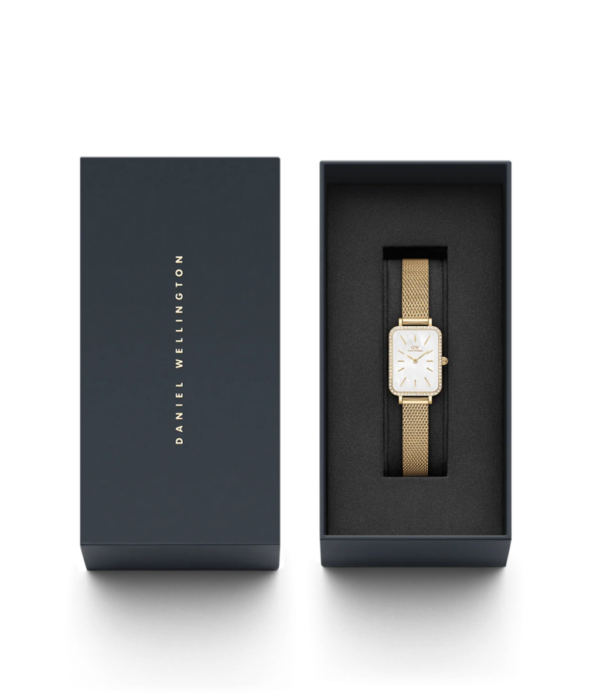 Hình ảnh Đồng Hồ Nữ Daniel Wellington Quadro DW00100668 Dây lưới Mặt Chữ Nhật Quartz Đẹp Tại SHOPDONGHO.com