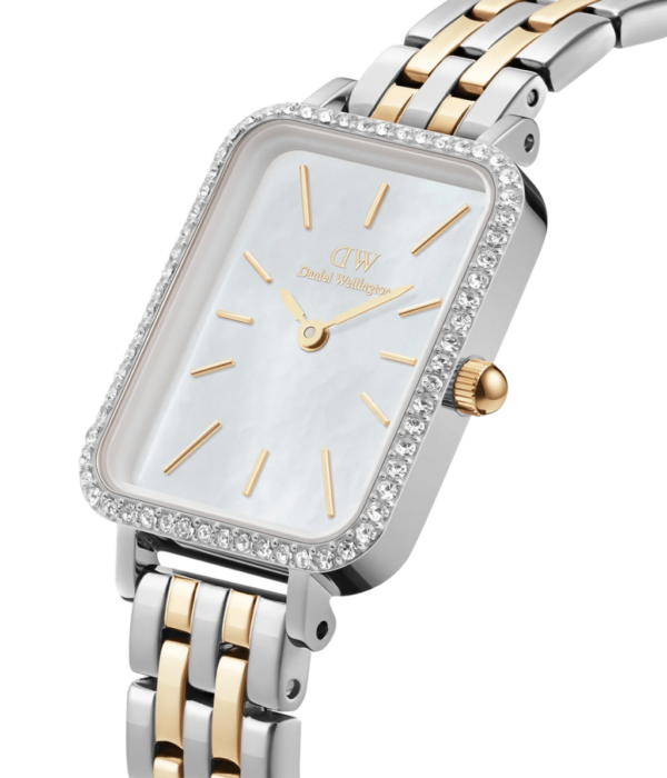 Hình ảnh Đồng Hồ Nữ Daniel Wellington Quadro DW00100671 Dây Inox Mặt Chữ Nhật Quartz Đẹp Tại SHOPDONGHO.com