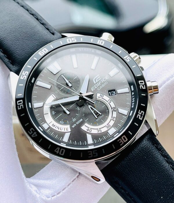 Hình ảnh đồng hồ Nam Casio EFV-620L-1AVUDF Pin (Quartz) - Tròn - Dây Da chính hãng