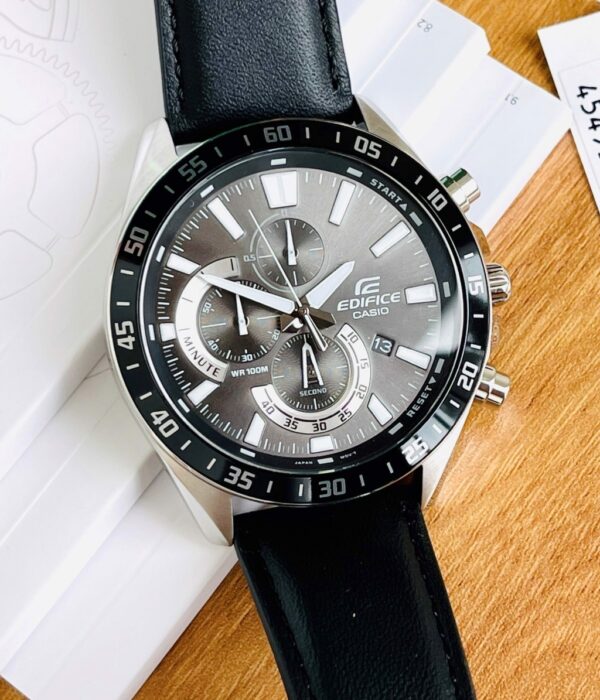 Hình ảnh đồng hồ Nam Casio EFV-620L-1AVUDF Pin (Quartz) - Tròn - Dây Da chính hãng