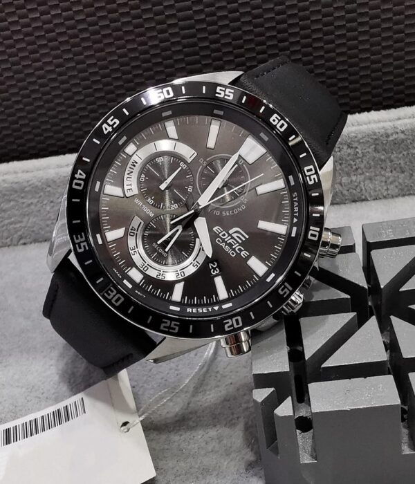 Hình ảnh đồng hồ Nam Casio EFV-620L-1AVUDF Pin (Quartz) - Tròn - Dây Da chính hãng