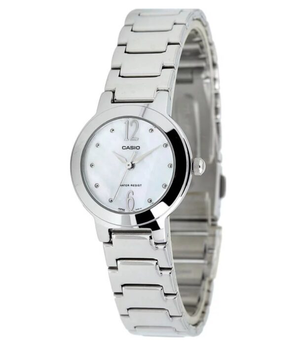 Hình ảnh đồng hồ Nữ Casio LTP-1191A-7ADF Pin (Quartz) - Tròn - Dây Inox (Thép Không Gỉ) chính hãng