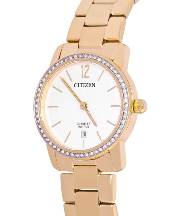 Hình ảnh đồng hồ Nữ Citizen EU6032-85A Pin (Quartz) - Tròn - Dây Inox (Thép Không Gỉ) chính hãng