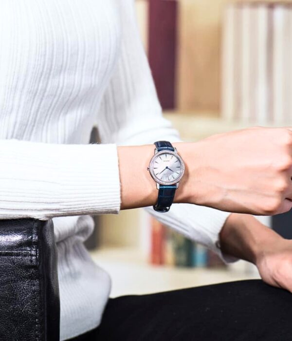 Hình ảnh đồng hồ Nữ Citizen EX1480-15D Eco-Drive (Năng lượng ánh sáng) - Tròn - Dây Da chính hãng