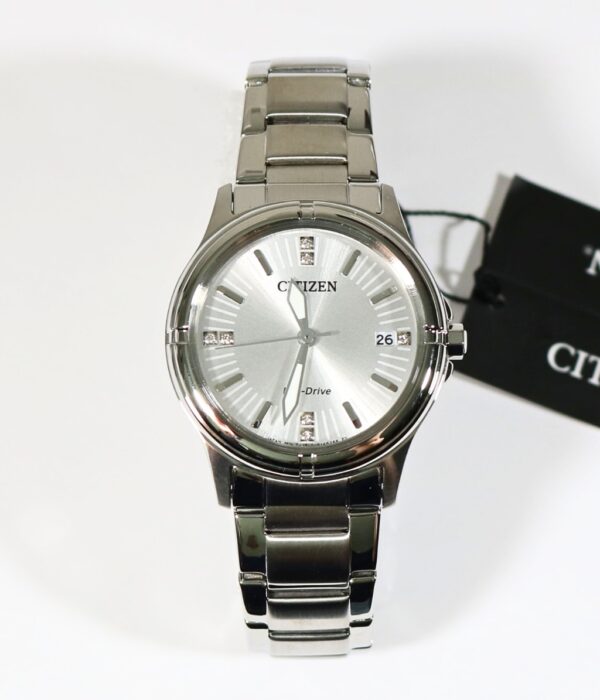 Hình ảnh đồng hồ Nữ Citizen FE6050-55A Eco-Drive (Năng lượng ánh sáng) - Tròn - Dây Inox (Thép Không Gỉ) chính hãng