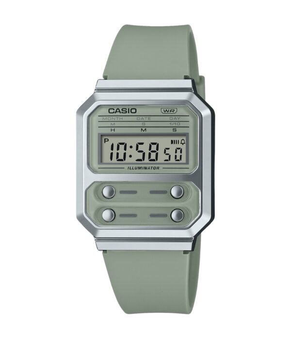 Đồng Hồ Casio A100WEF-3ADF Unisex Quartz Dây Cao Su Đẹp Tại SHOPDONGHO.COM