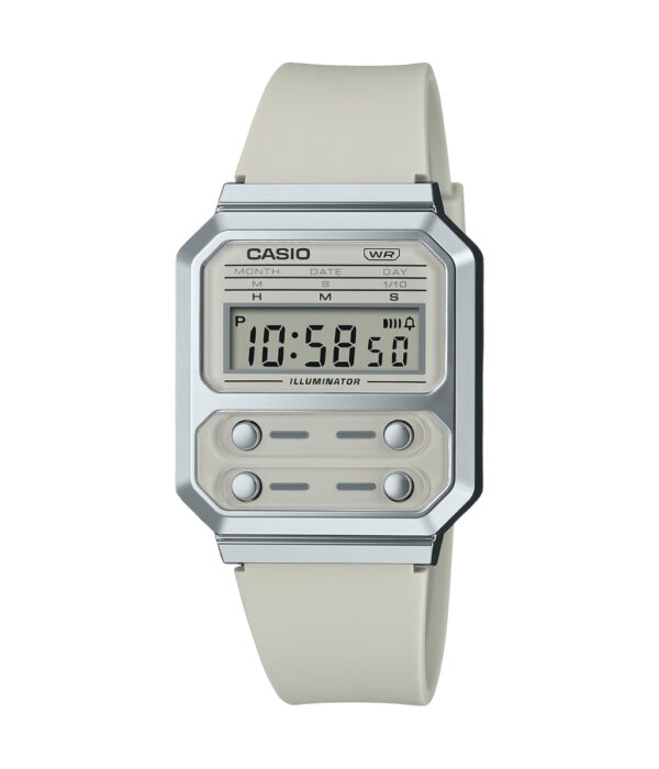 Đồng Hồ Casio A100WEF-8ADF Unisex Quartz Dây Cao Su Đẹp Tại SHOPDONGHO.COM