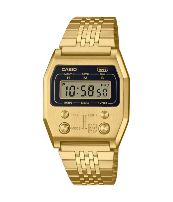 Đồng Hồ Casio A1100G-5DF Unisex Quartz Dây Inox Đẹp Tại SHOPDONGHO.COM