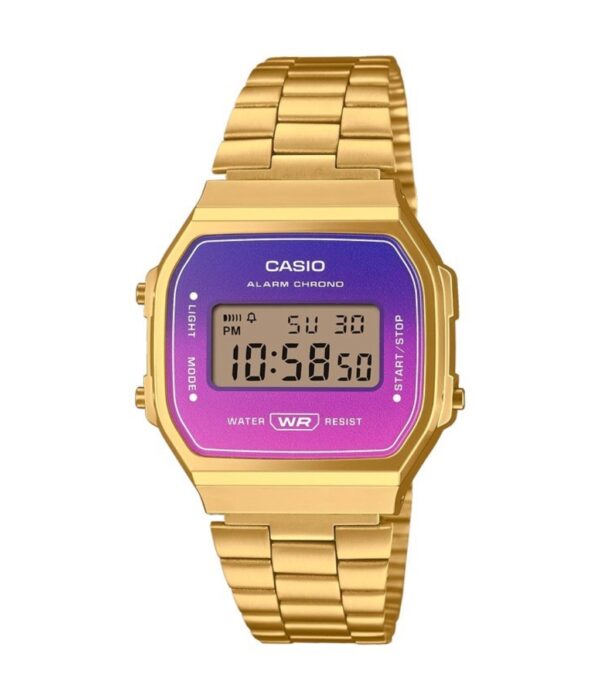 Đồng Hồ Casio A168WERG-2ADF Unisex Quartz Dây Inox Đẹp Tại SHOPDONGHO.COM