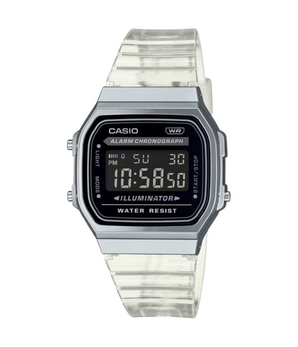 Đồng Hồ Casio A168XES-1BDF Unisex Quartz Dây Cao Su Đẹp Tại SHOPDONGHO.COM