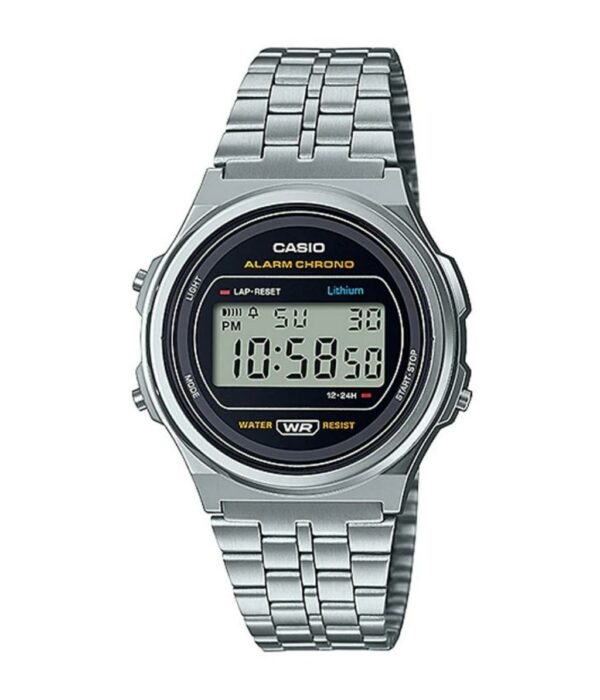 Đồng Hồ Casio A171WE-1ADF Unisex Quartz Dây Inox Đẹp Tại SHOPDONGHO.COM