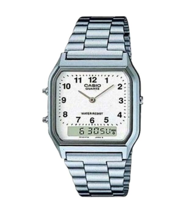 Đồng Hồ Casio AQ-230A-7BHDF Unisex Quartz Dây Inox Đẹp Tại SHOPDONGHO.COM