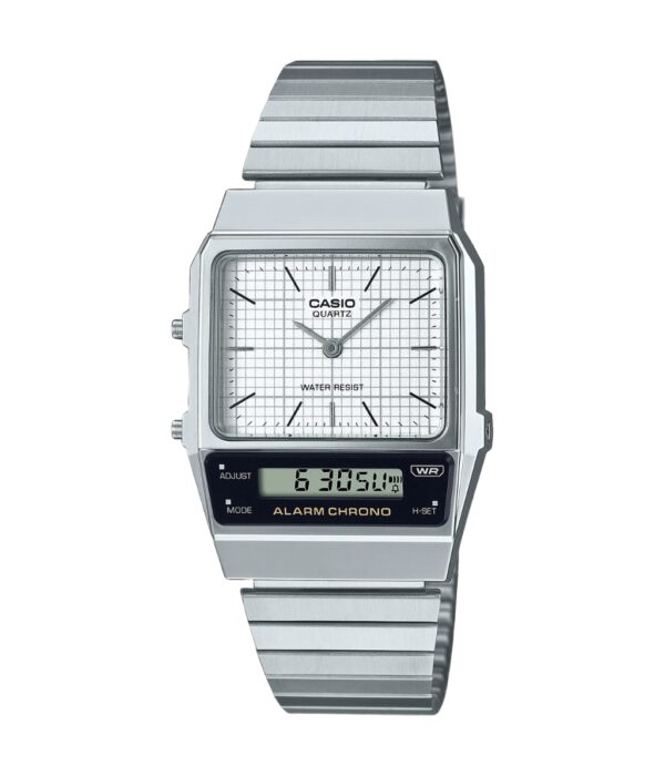 Đồng Hồ Casio AQ-800E-7ADF Unisex Quartz Dây Inox Đẹp Tại SHOPDONGHO.COM