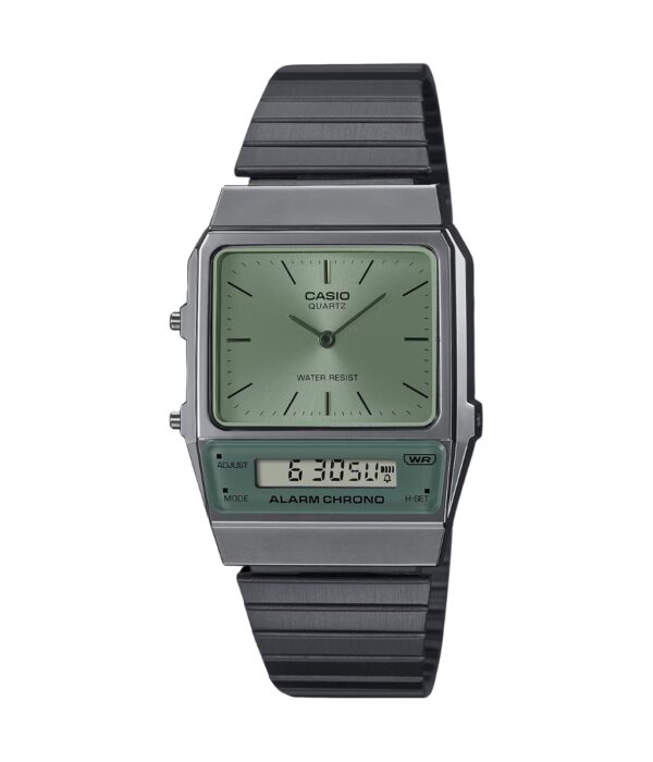 Đồng Hồ Casio AQ-800ECGG-3ADF Unisex Quartz Dây Inox Đẹp Tại SHOPDONGHO.COM