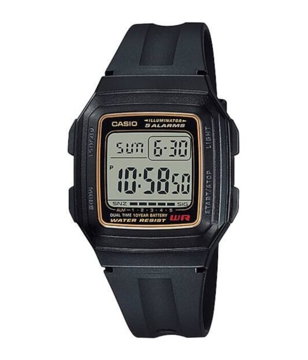 Đồng Hồ Casio F-201WA-9ADF Nam Quartz Dây Cao Su Đẹp Tại SHOPDONGHO.COM