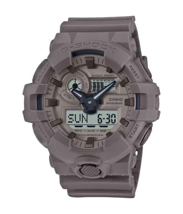 Đồng Hồ Casio G-Shock GA-700NC-5ADR Nam Dây Cao Su Mặt Tròn Đẹp Tại SHOPDONGHO.COM