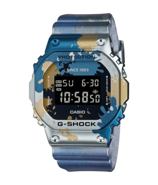 Đồng Hồ Casio G-Shock GM-5600SS-1DR Nam Dây Cao Su Mặt Vuông Đẹp Tại SHOPDONGHO.COM