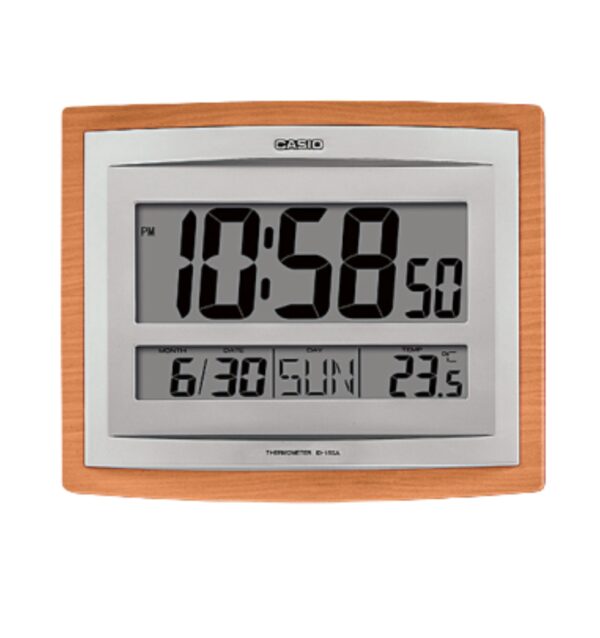 Hình Ảnh Đồng Hồ Casio Clock ID-15SA-5DF Pin (Quartz) Vuông Đẹp Tại SHOPDONGHO.COM