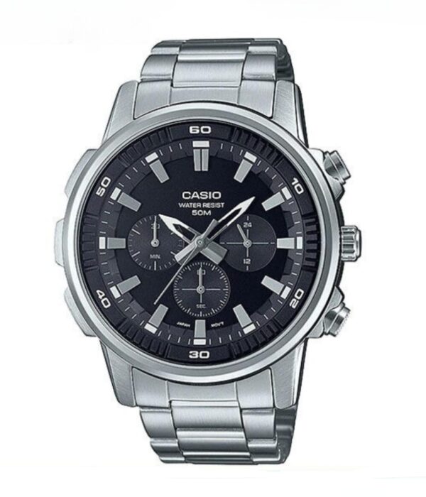 Đồng Hồ Casio MTP-E505D-1AVDF Nam Quartz Dây Inox Đẹp Tại SHOPDONGHO.COM