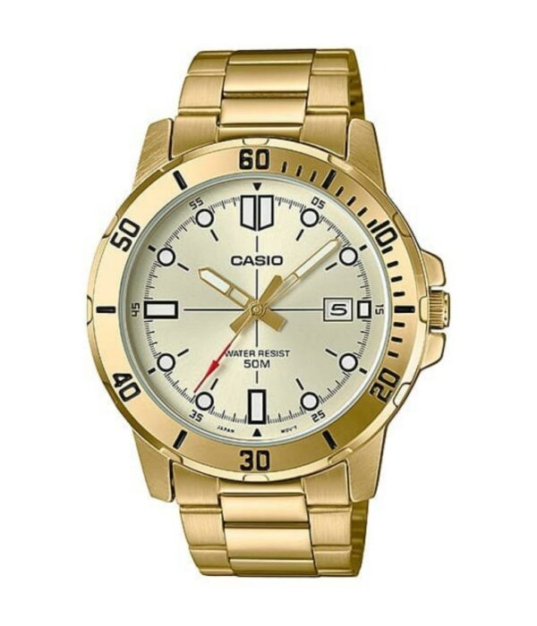 Đồng Hồ Casio MTP-VD01G-9EVUDF Nam Quartz Dây Inox Đẹp Tại SHOPDONGHO.COM