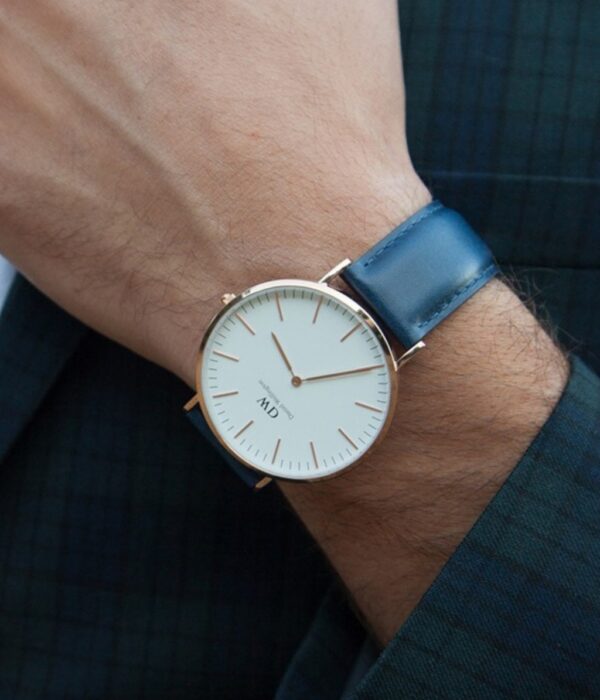 Hình ảnh đồng hồ Nam Daniel Wellington DW00100121 Pin (Quartz) - Tròn - Dây Da chính hãng