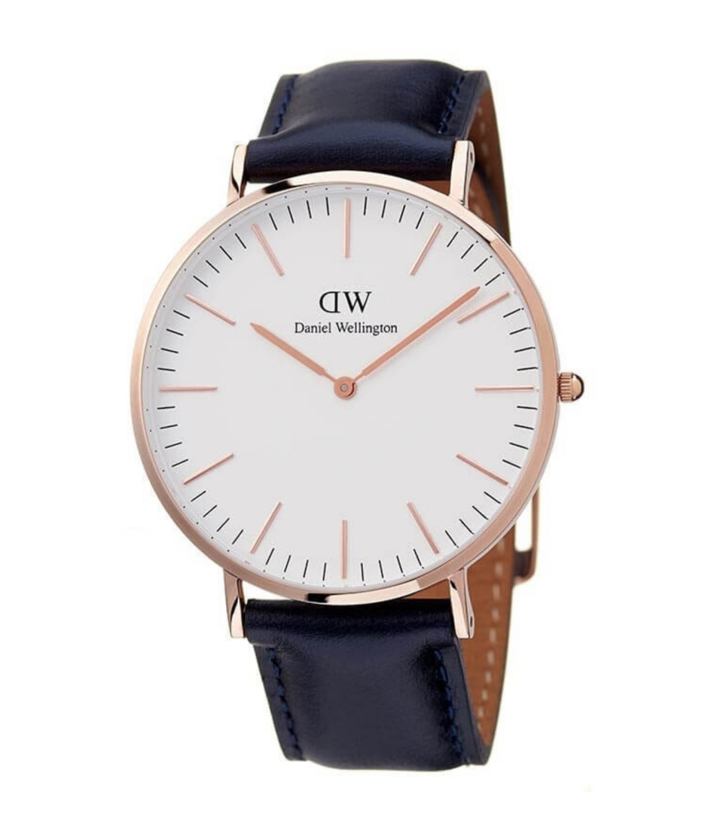 Hình ảnh đồng hồ Nam Daniel Wellington DW00100121 Pin (Quartz) - Tròn - Dây Da chính hãng