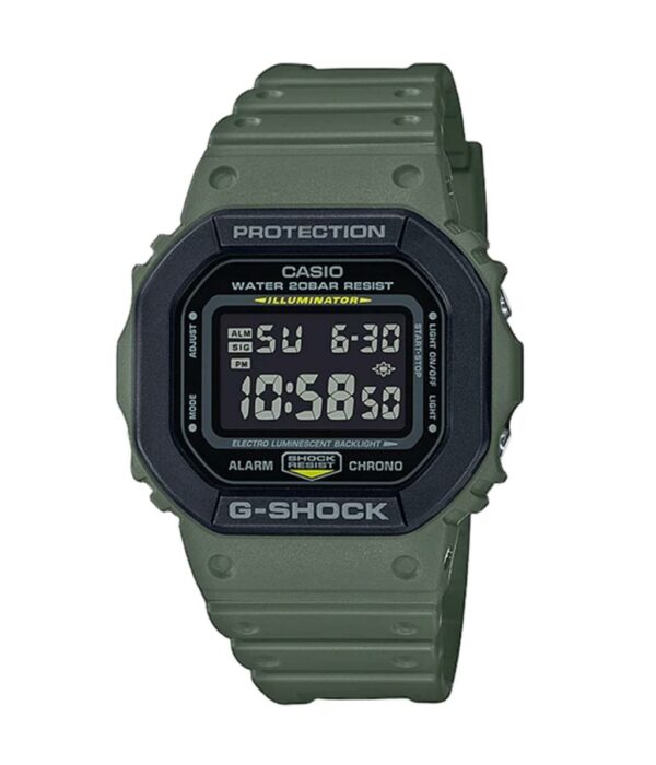 Đồng Hồ Casio G-Shock DW-5610SU-3DR Nam Dây Cao Su Mặt Vuông Đẹp Tại SHOPDONGHO.COM