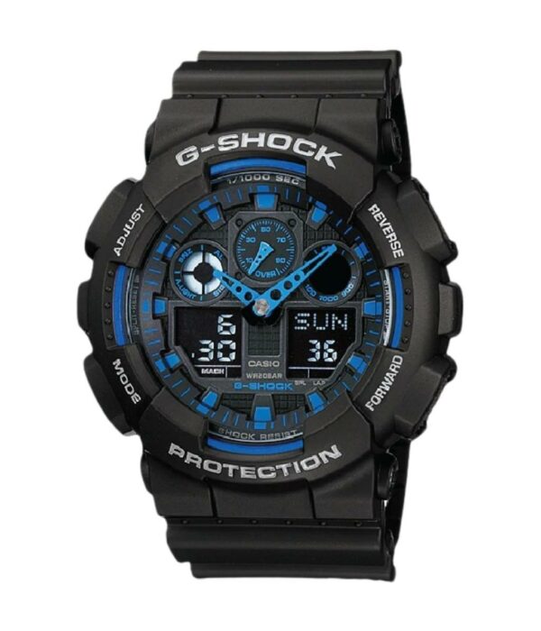 Đồng Hồ Casio G-Shock GA-100-1A2NDR Nam Dây Cao Su Mặt Tròn Đẹp Tại SHOPDONGHO.COM