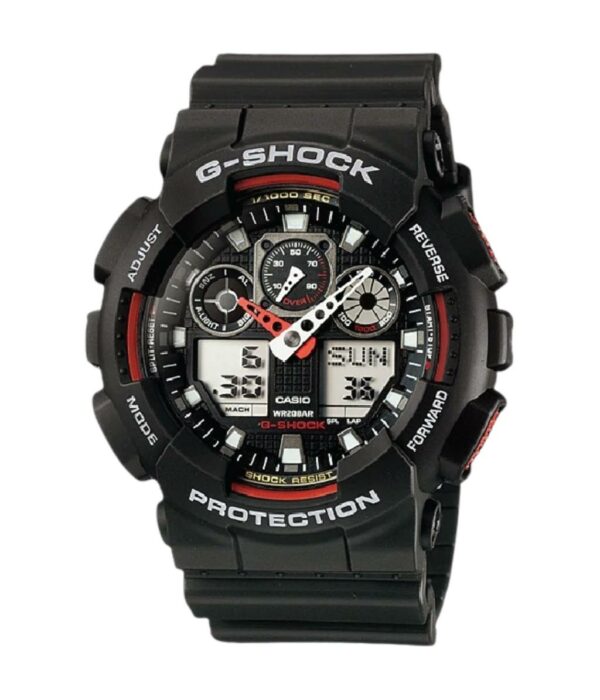 Đồng Hồ Casio G-Shock GA-100-1A4NDR Nam Dây Cao Su Mặt Tròn Đẹp Tại SHOPDONGHO.COM