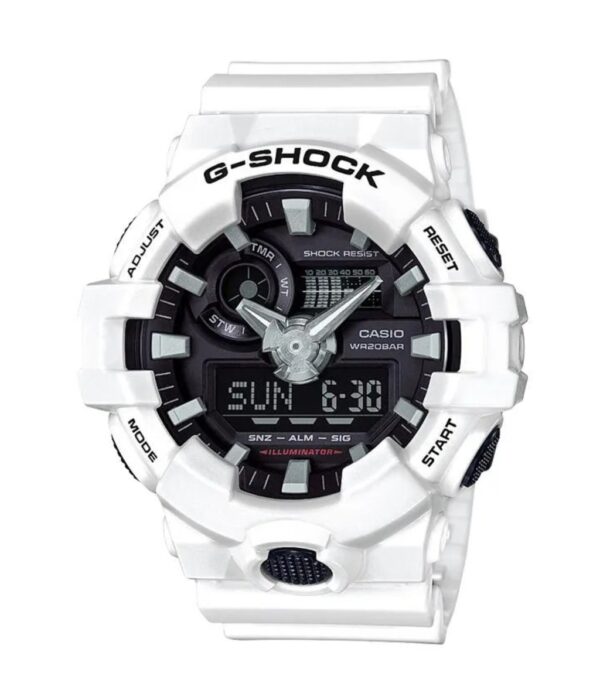 Đồng Hồ Casio G-Shock GA-700-7ADR Nam Dây Cao Su Mặt Tròn Đẹp Tại SHOPDONGHO.COM